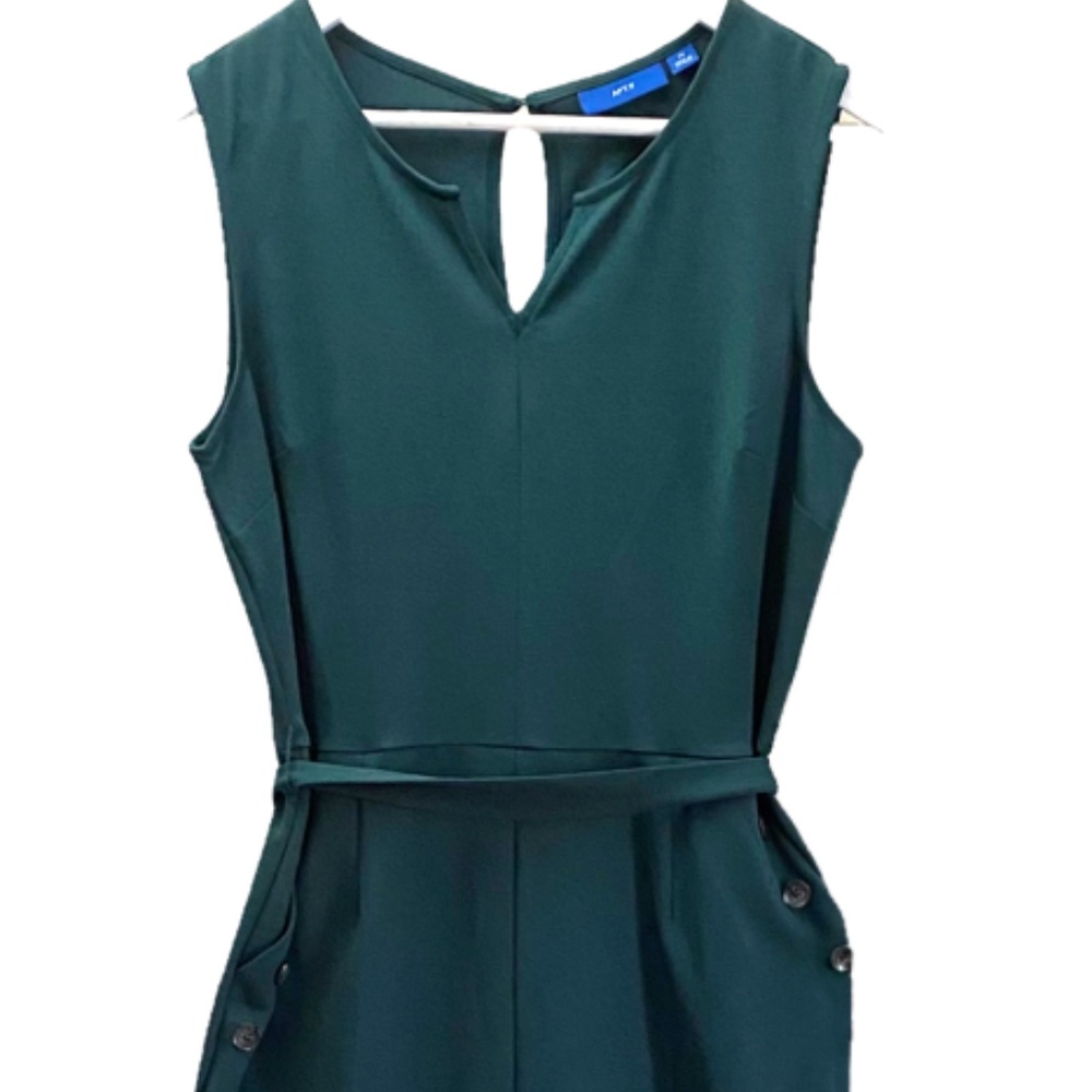 Apt 9 Green One Piece Sleeveless Pantsuit Romper